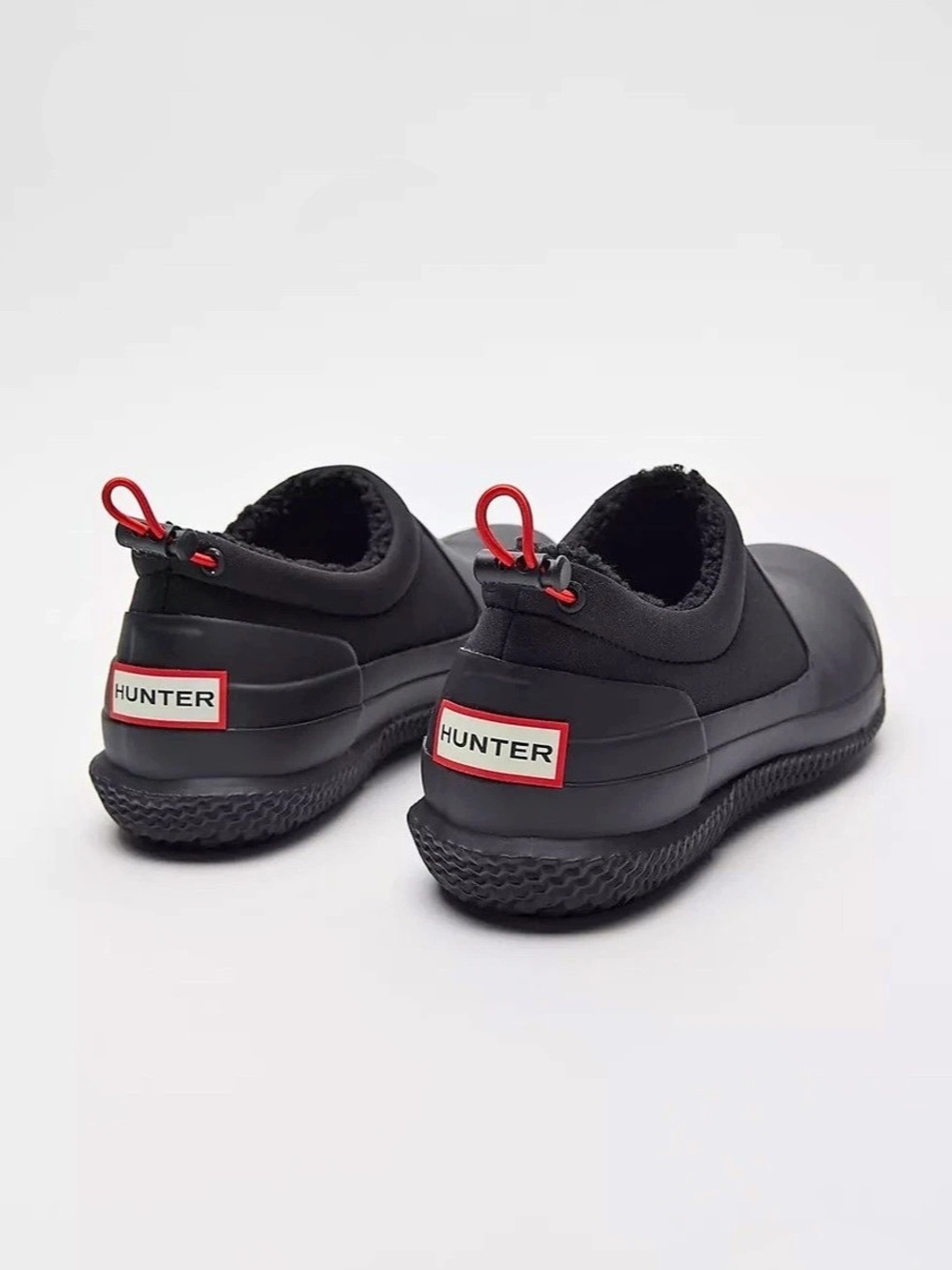 Hunter Original Sherpa Shoe Black US 8 NWT - Picture 4 of 12